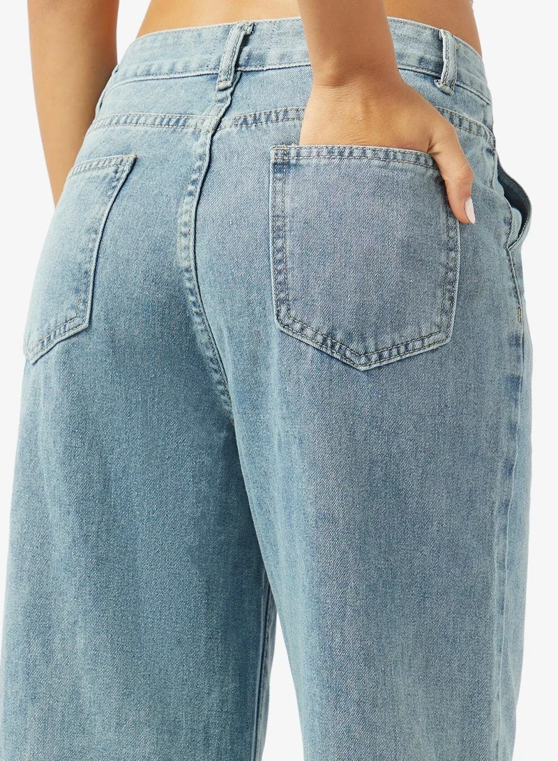 Ginger  Mid Rise Straight Fit Jeans for Women | Best Price UAE