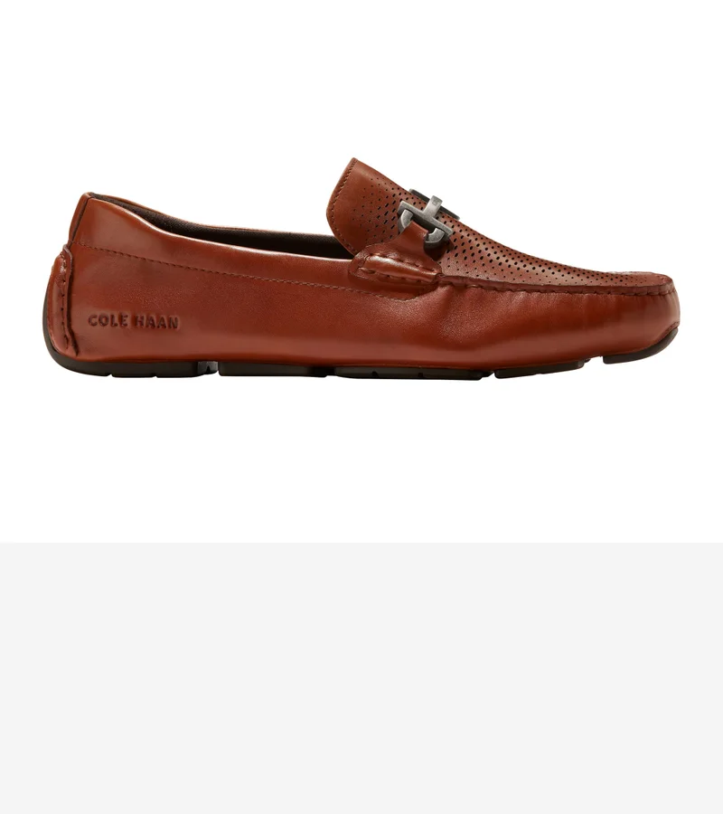 COLE HAAN Men's Grand Laser Bit Driving Loafers