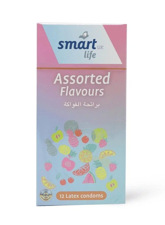 Smart UK life Assorted Flavours Condom 12 Piece  - Image 1