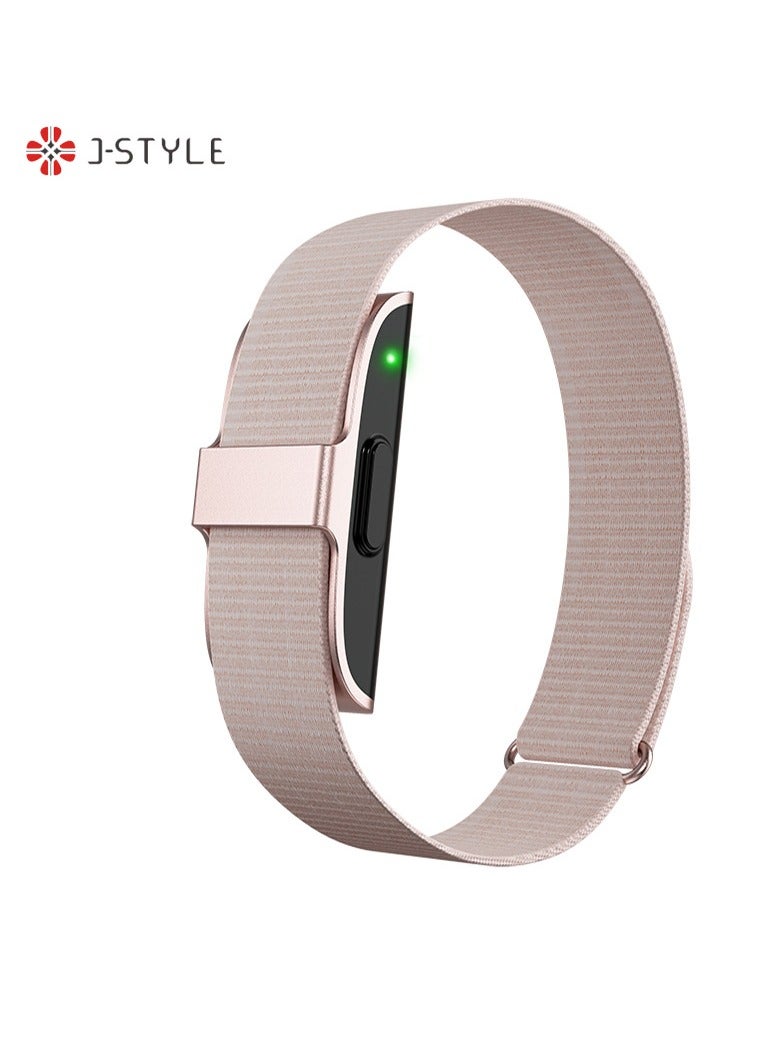 Jstyle Smart Bracelet Heart Rate Monitor Pedometer Sport Fitness Tracker Men Women Electronic Bracelet (Pink)  - Image 2