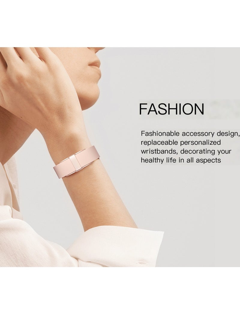 Jstyle Smart Bracelet Heart Rate Monitor Pedometer Sport Fitness Tracker Men Women Electronic Bracelet (Pink)  - Image 5