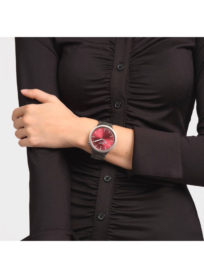 Swatch Stainless Steel Analog Wrist Watch SB07S104G - Image 5