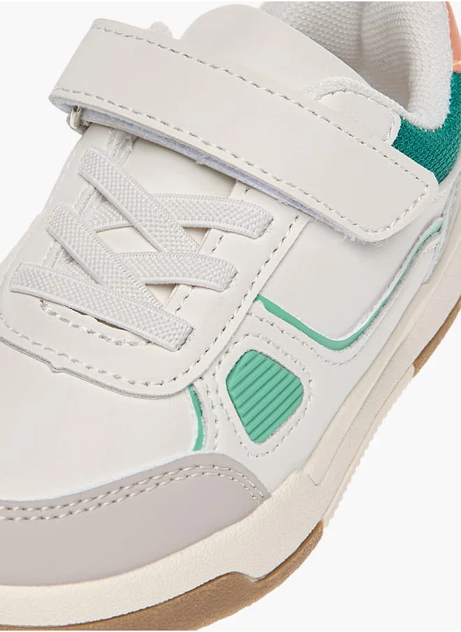 LBL by Shoexpress Boys Panelled Sneakers With Hook And Loop Closure