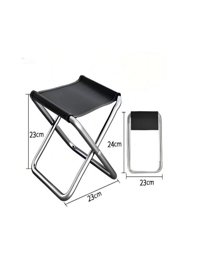 Generic Thickened outdoor folding chair, camping stool, fishing stool, fishing chair, home portable folding stool, chair stool 
