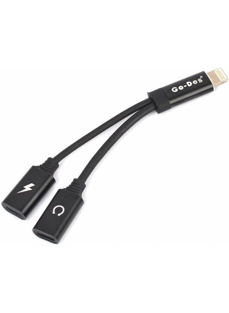 جو-ديز محول شحن وصوت 2 في 1 لايتنينج Go Des GD-UC011 - Image 1