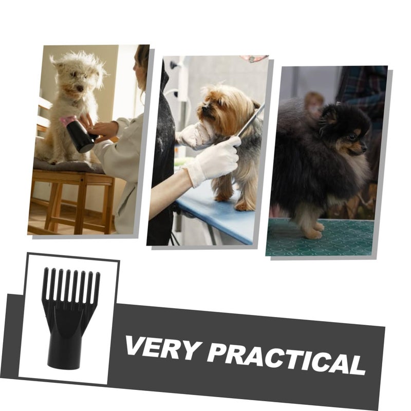 ABS Pet Hair Dryer Comb Nozzle for Dog Grooming Effective Drying and Detangling - Image 4