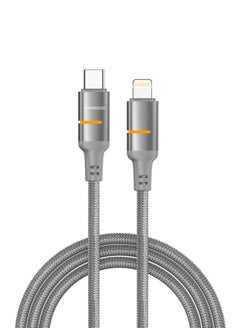 Grey- C to L- Magnetic Braided 3m