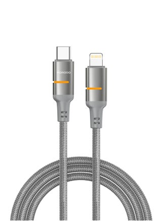 Grey- C to L- Magnetic Braided 3m