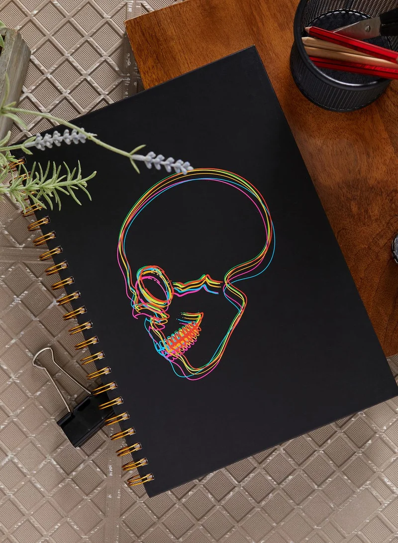 Seventy Five A4 Skull Notebook