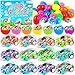 OCTERIC 48 Pack Prefilled Easter Eggs Filled with Pull Back Cars Easter Eggs with Toys Inside Easter Hunt Basket Stuffers Easter Theme Party Favors Classroom Prizes Gift for Kids Toddlers Girls Boys - Image 2