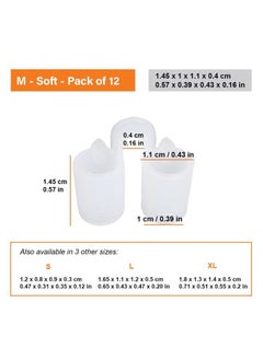 Mobi Lock Nose Vent Sinus Relief Dilator (Pack of 12 Medium Size) Soft Vents - A Simple Solution for Nasal Snorers - Reusable Snoring Device to enjoy a peaceful night's sleep - by Mobi Lock  - Image 2