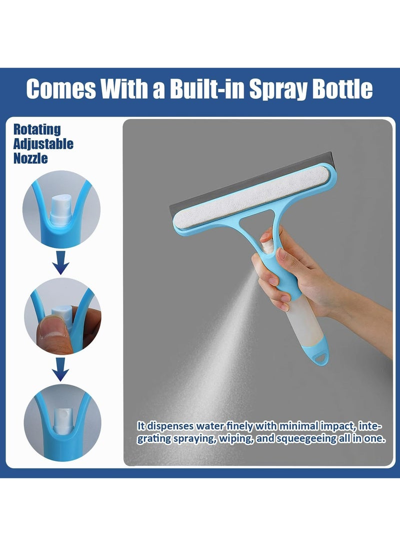 Generic 3 in 1 Window Cleaning Tool for Car Indoor Outdoor High Windows ,for Car, Home, Kitchen (Blue)  - Image 5