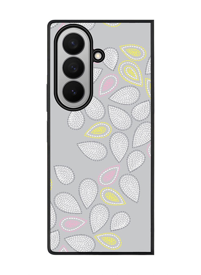 Stylizedd For Samsung Galaxy Z Fold7 Case,Slim fit Camera Protection, Shockproof Thin Phone cover  - Teardrop Stitches