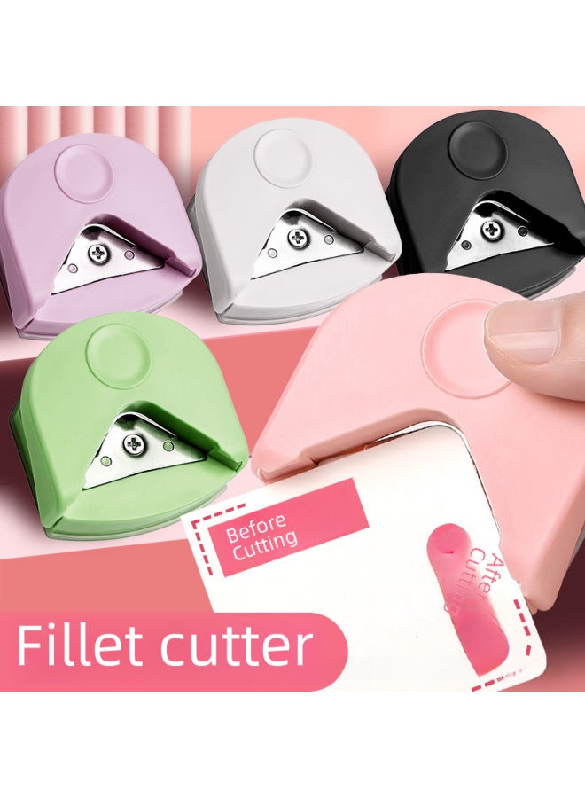 Beautiful Fillet R4 Chamfering Device Cardboard Photo Fillet Plastic Sealing Film Fillet Device Card Right Angle Corner Cutter - Image 2