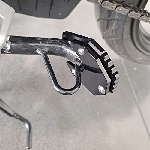 LEDISHUN Motorcycle Kickstand Pad Side Stand Foot Extension Enlarger Plate Support (for Suzuki Vehicle) Gixxer 250 SF 250 SF 150,155,INTRUDER 150 (Blue) - Image 4