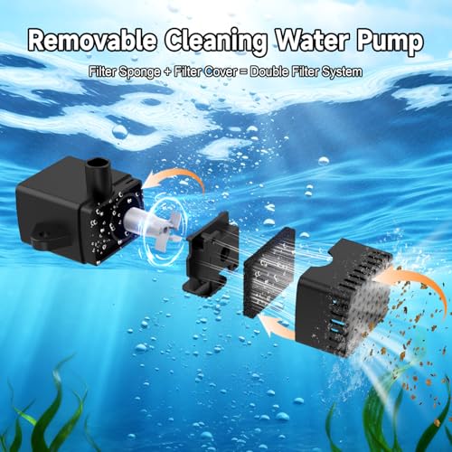 Yzert Solar Fountain, 3-Level Adjustable Water Height, 3.5W Glass Powerful Outdoor Fountain Pump with Rotating Rods & 7 Nozzles for Bird Bath, Garden, Pond, Patio, Flower Pot (2026 Model,White) - Image 5
