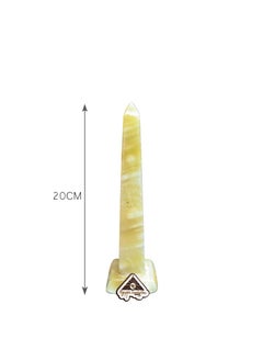 Egypt Antiques Pharaonic obelisk made of alabaster stone from Egypt Antiques, handmade, 100% natural  - Image 2