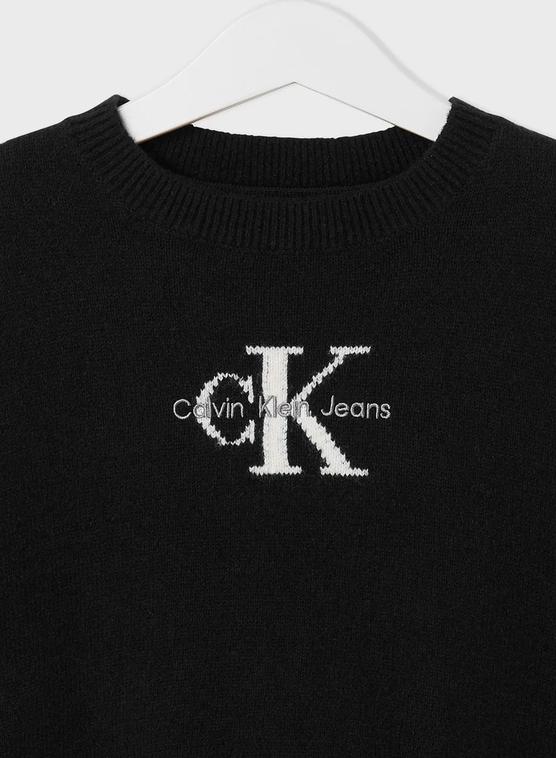 Calvin Klein Jeans Youth Graphic Logo Sweater