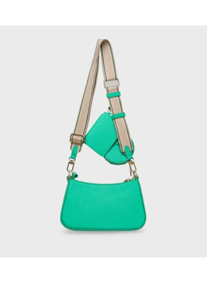 Anne Klein  Anne Klein Textured Shoulder Bag With Coin Pouch for Women | Best Price UAE