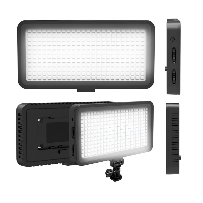 Digitek ® (LED-D300) ضوء LED فائق النحافة 25 واط مع قاعدة ساخنة للتحكم في درجة حرارة اللون 2500k-9900k، لومن 2500LM، متوافق مع الكاميرا، الحامل الثلاثي، وكاميرا الفيديو لتصوير الصور والفيديو (البطارية غير مشمولة) - Image 1