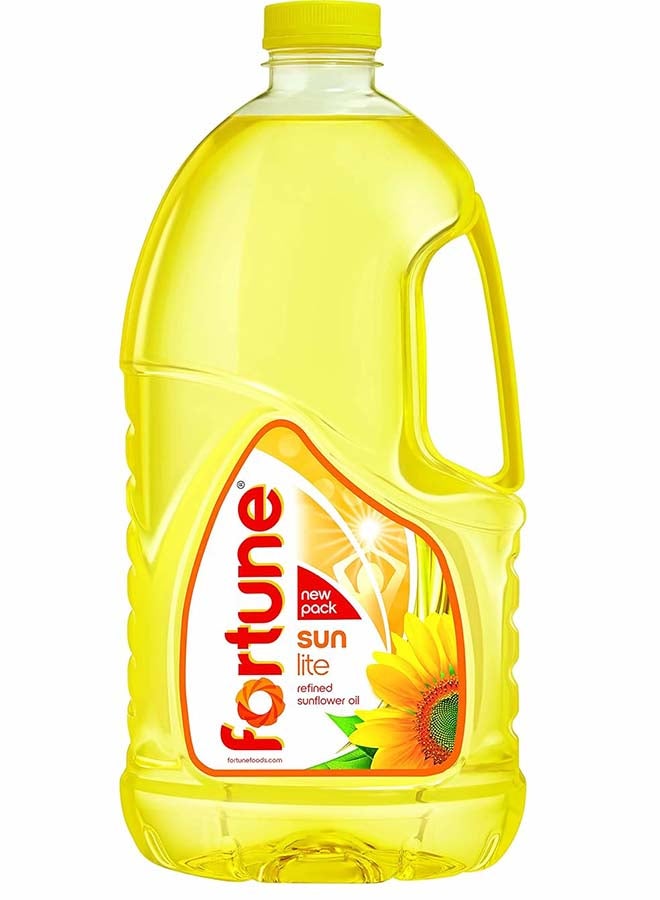Fortune Refined Sunflower Oil, Light & Healthy Cooking Oil Rich in Vitamin E, 1.5L