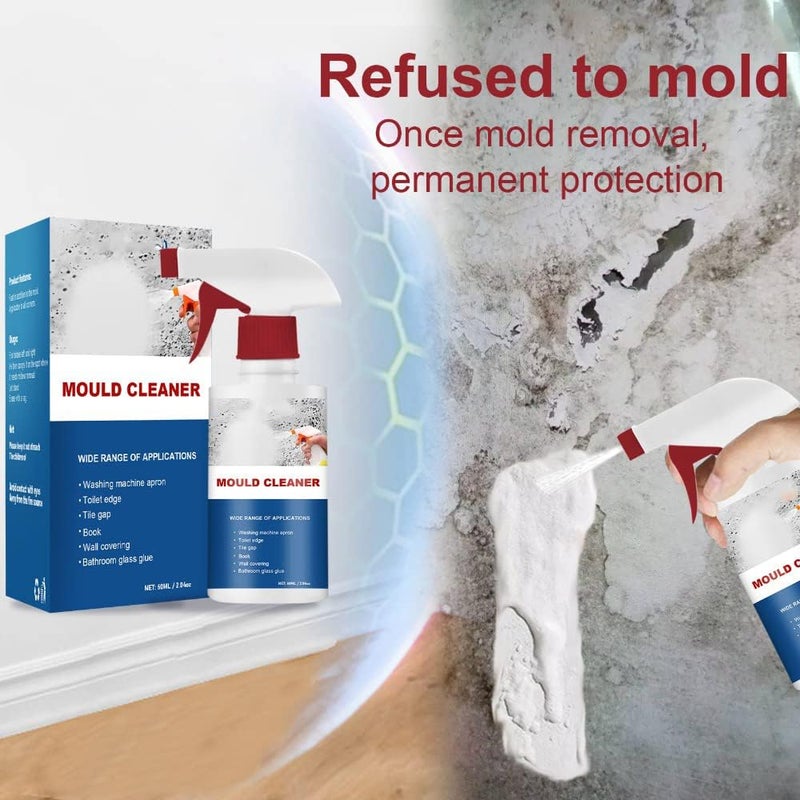 woobles Mildew Cleaner Foam, Mould Cleaner Spray, Household Mildew Removal Foam Spray, for Tub/Tilex/Wall/Bathroom Floor/Kitchen, 60ml (1) 1 - Image 3