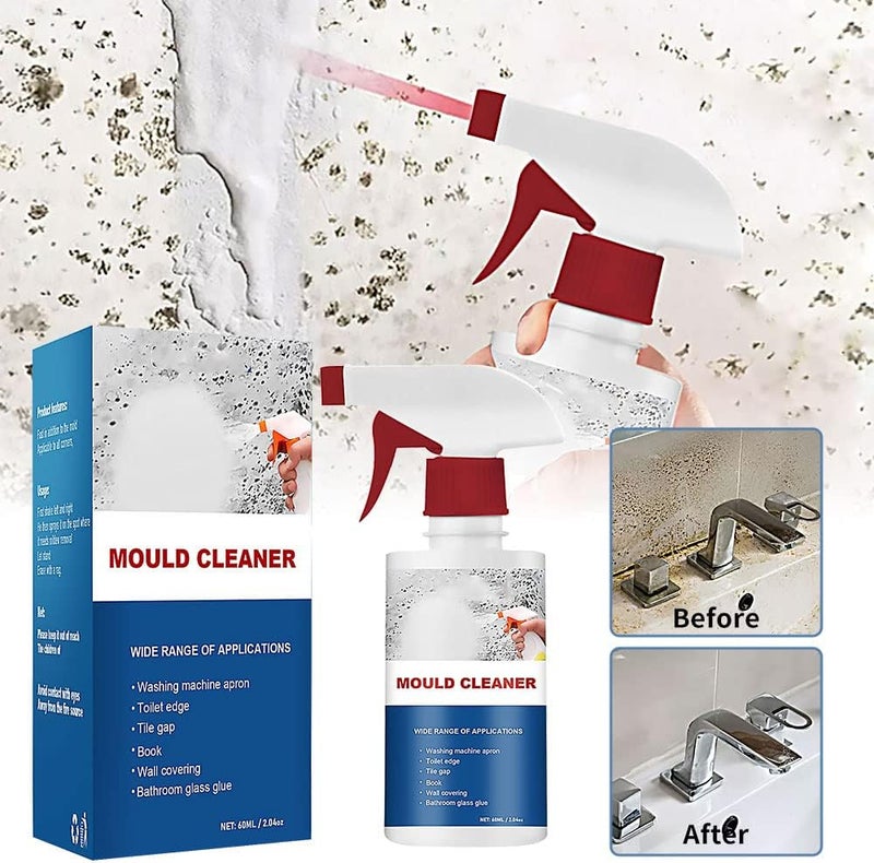 woobles Mildew Cleaner Foam, Mould Cleaner Spray, Household Mildew Removal Foam Spray, for Tub/Tilex/Wall/Bathroom Floor/Kitchen, 60ml (1) 1 - Image 2