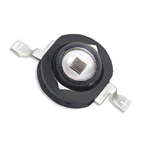 LEDGUHON IR LED 10 قطع 3 واط 850 نانومتر شريحة LED عالية القوة لإصدار الأشعة تحت الحمراء لمشاهدة الليل (700 مللي أمبير / 1.4-1.6 فولت / شريحة 42 مل) - Image 1