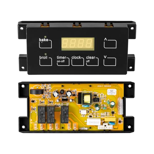 Saiyugty 5304518660 316455400 316222801 Range Oven Stove Clock Timer Control Board Replacement Part Compatible for Frigidaire Electrolux Kenmore Electric Range 7 Button - Image 1