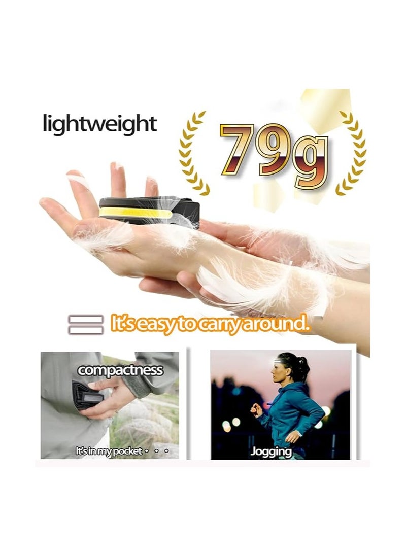 Generic Headlamp Rechargeable with red light Bright 230° Wide Beam Headlight  - Image 5
