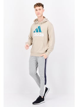 Adidas Men Sportswear Fit Long Sleeves Outdoor Sweatshirt, Dark Beige  - Image 4