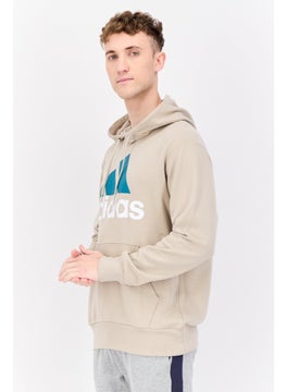 Adidas Men Sportswear Fit Long Sleeves Outdoor Sweatshirt, Dark Beige  - Image 3
