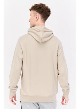 Adidas Men Sportswear Fit Long Sleeves Outdoor Sweatshirt, Dark Beige  - Image 2