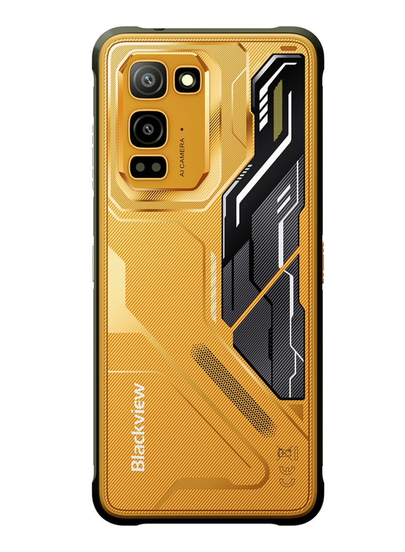 Blackview FORT 5 Smartphone 12GB+256GB Octa Core Helio G100 108MP Camera 5000mAh 33W Fast Charge Dual SIM Mobile Phone Cyber Yellow - Image 1