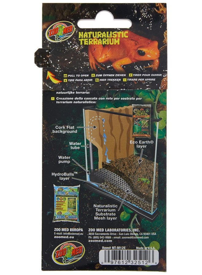 زوو ميد شبكة تيراريوم طبيعية من Zoo Med (تلائم NT1 وNT2) مقاس 12 × 12 - Image 1