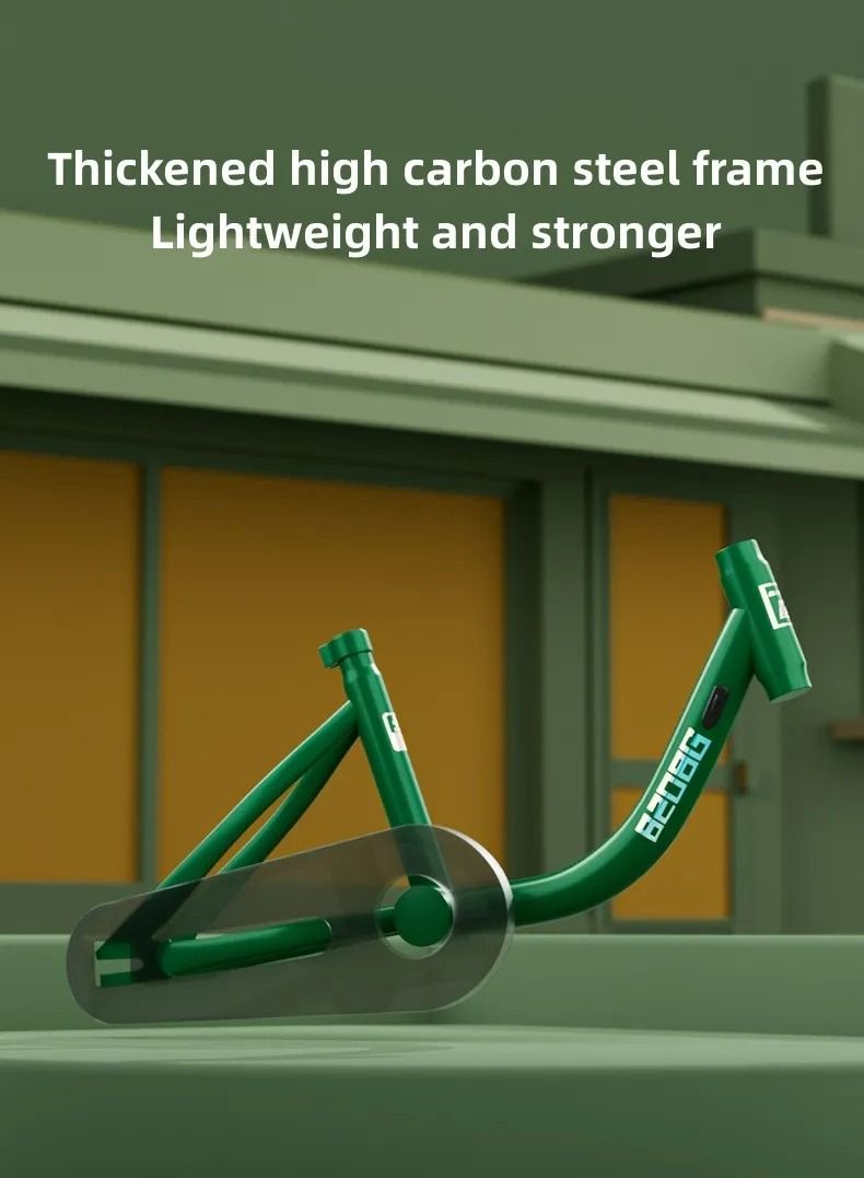 GULFLINK 16 inch Retro Design Girls Bike With Basket For Kids Height Between 105-120cm Green - Image 5