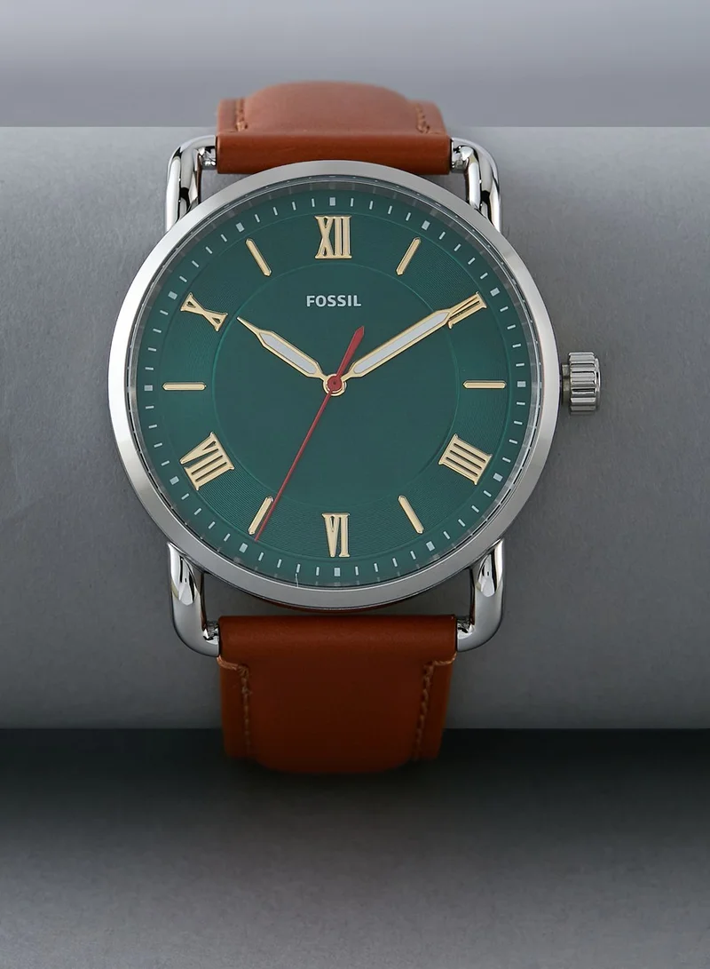 FOSSIL Fs5737 Leather Strap Analog Watch