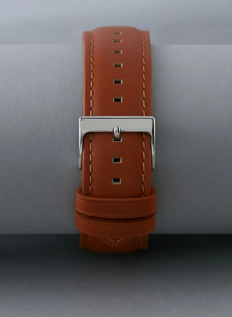 FOSSIL Fs5737 Leather Strap Analog Watch