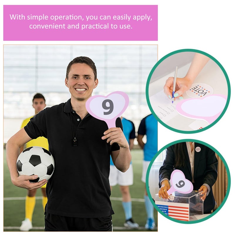 2pcs Mini Dry Erase Scoreboards 20x28cm PVC Whiteboards With Heart Design For Classroom - Image 4