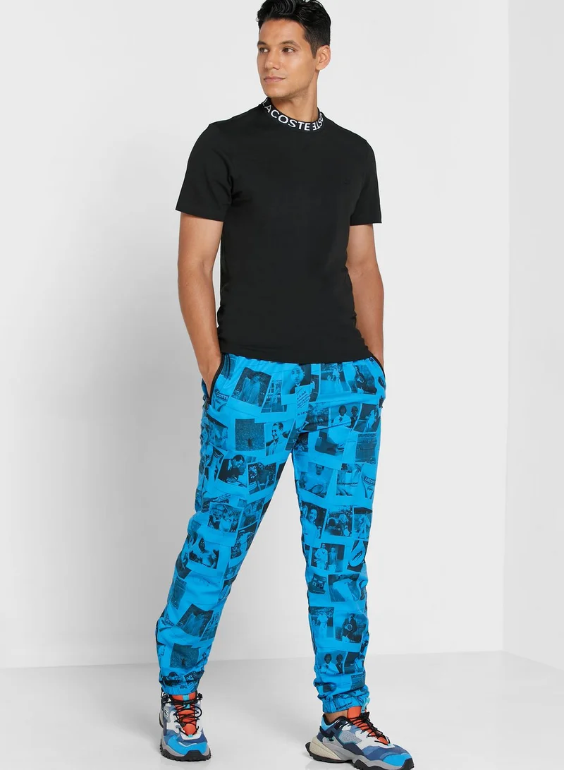 LACOSTE Printed Trackpants