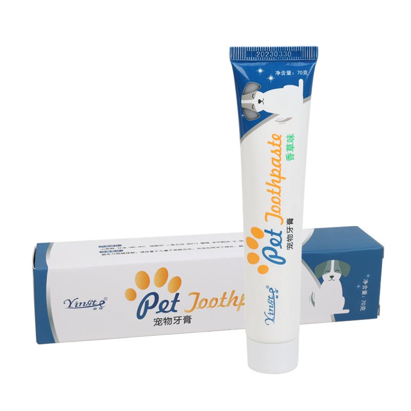 Generic Pet Toothpaste Dog Cat Oral Care Vanilla flavor 