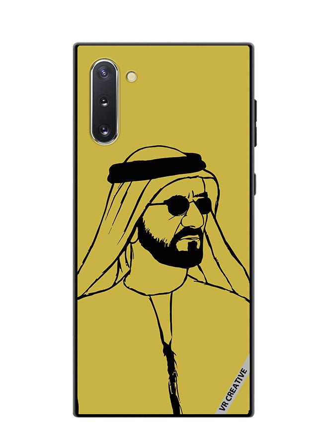 VR CREATIVE Protective Case Cover For Samsung Galaxy Note10 5G Sheikh Mohammed Bin Rashid Al Maktoum Design Multicolour - Image 1