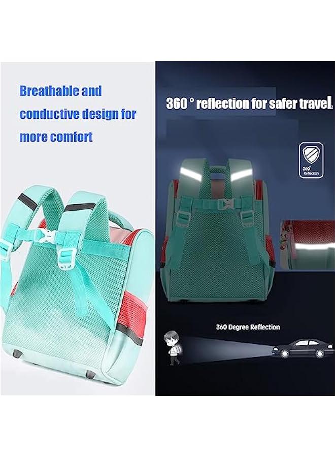 جي جوت Breathable and Waterproof Kids School Backpack with Reflective Strip for Toddler Kindergarten Girls - Lightweight Children's Nursery Bag - Image 4