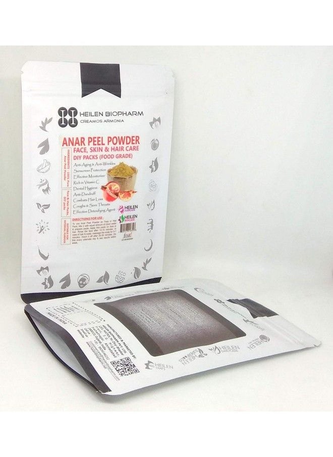 Heilen Biopharm Organic Anar (Pomegranate/Punica Granatum) Peel Powder For Better Digestion & Body Nutrition 200 G  - Image 5