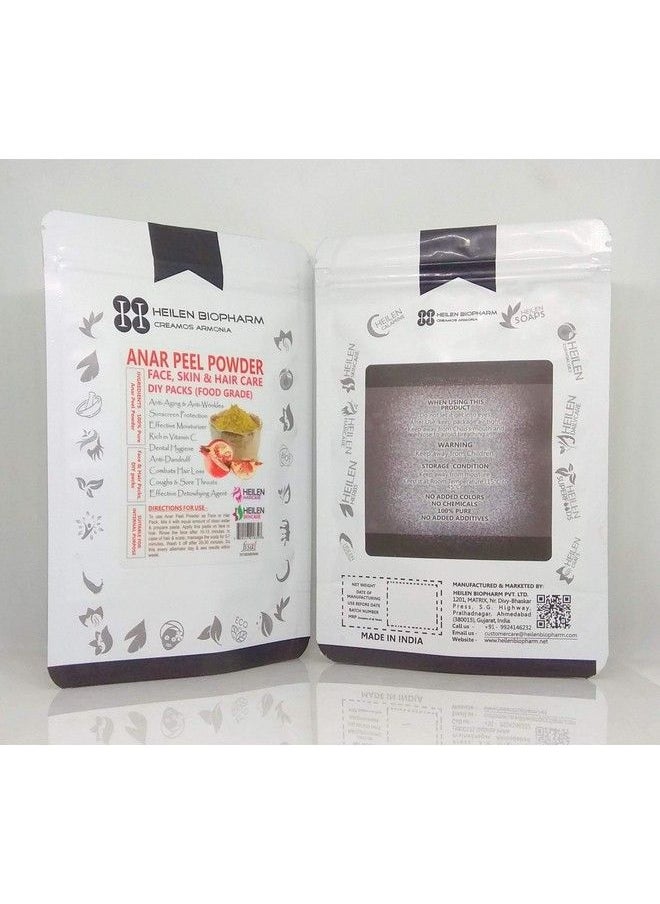 Heilen Biopharm Organic Anar (Pomegranate/Punica Granatum) Peel Powder For Better Digestion & Body Nutrition 200 G  - Image 4