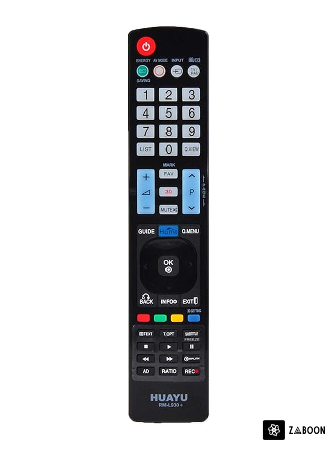 Zaboon Remote Control For LG TV Black