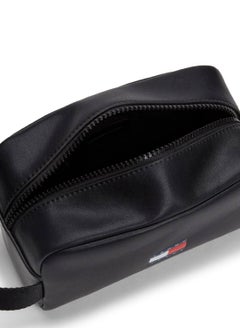 Men's Archive Logo Smooth Washbag -  Recycled leather mix, Black - pzsku/ZE5025EA7D3574C4701E9Z/45/_/1724216607/2258257f-97c3-40db-ae76-15300f284118