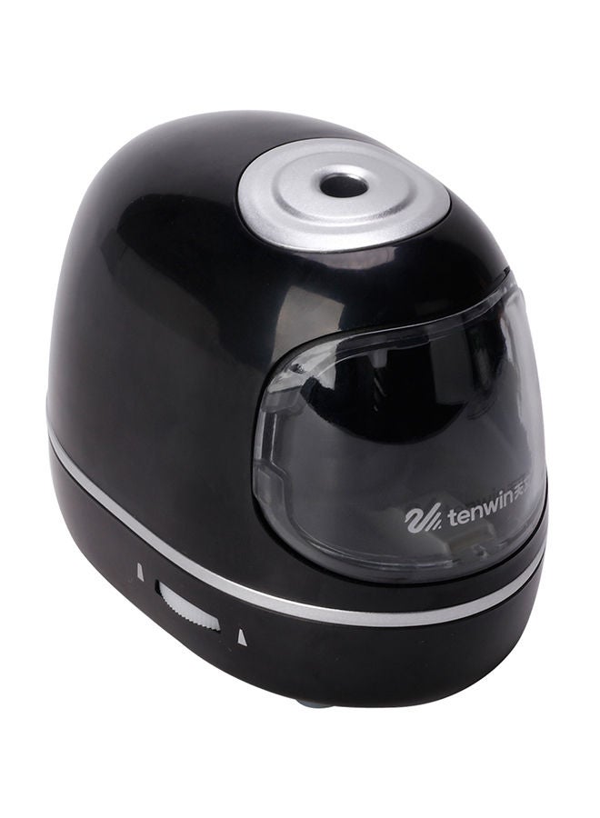 NIBEMINENT Portable Electric Pencil Sharpener Black - Image 1