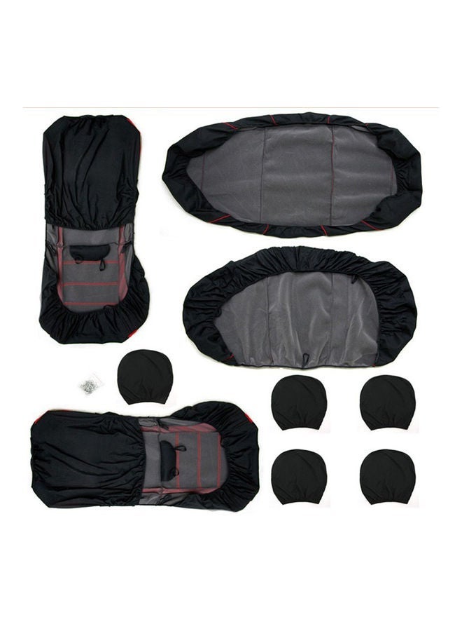 NIBEMINENT 9-Piece Universal Car Seat Cover - Image 4