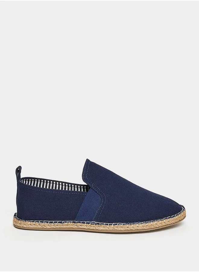 Styli Solid Canvas Espadrille Casual Shoes